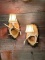 Pair Of Whitetail Antler Lighting Sconces