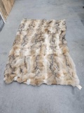 Beautiful Coyote Fur Blanket