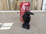 Hand Carved Onyx Stone Raven