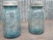 2 Vintage Ball Perfect Mason #13 Quart Jars
