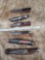 Collection Of 6 Vintage Fixed Blade Knives