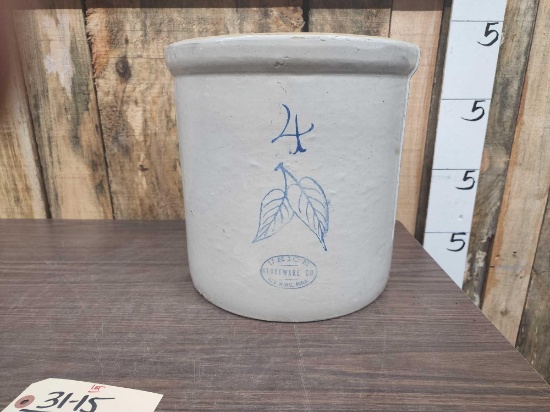 4 Gal. Union Stoneware Crock