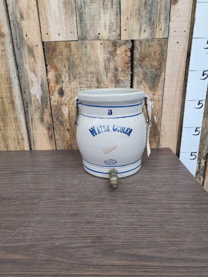 3 Gallon Red Wing Stoneware Crock Water Cooler