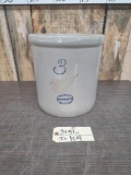 3 gal Union Stoneware Crock Red Wing