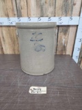 Early 10 gal Salt Glazed Stoneware Crock