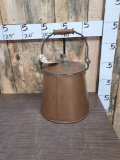 Vintage Copper Milk Bucket