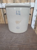 12 gal Union Stoneware Crock Red Wing