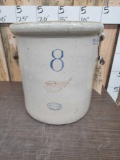 8 gal Union Stoneware Crock Red Wing