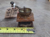 Vintage Miniature Table Top Coffee Grinder