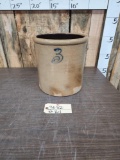 3 gal Salt Glazed Stoneware Crock