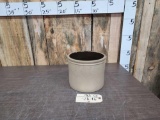 1 gal Bottom Signed Salt Glazed Stoneware Crock