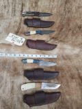 4 Fixed Blade Knives