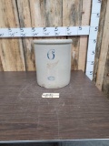 6 Gal. Union Stoneware Crock Red Wing