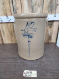 Early 12 Gal. Salt Glazed Stoneware Crock