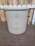 10 gal Union Stoneware Crock Red Wing