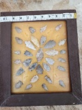 30 Stone Arroheads Native American Artifact