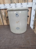 8 gal Union Stoneware Crock Red Wing