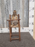 Cotton Tail Rabbit In A High Chair Taxidermy