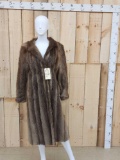 Vintage Full Length Beaver Fur Coat