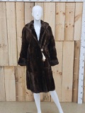 Vintage 3/4 Length Shaved Beaver Fur Coat