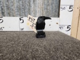 Hand Carved Onyx Stone Raven