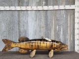 Hand Carved Wooden Tiger Muskie