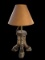 Zebra Leg Ent Table Lamp