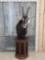 African Sable Antelope Pedestal Taxidermy Mount