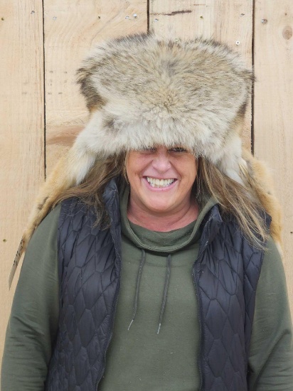 Coyote Fur Mountain Man Hat