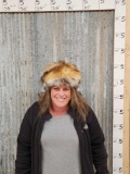 Cross Fox Fur Mountain Man Hat