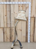 Vintage Bull Horn Floor Lamp