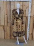 Gorgeous Exotic Shaved Fur Coat Full Length