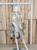 Beautiful Wolf Fur Shawl