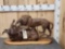 Loin vs Cape Buffalo Ironwood Hand Carved Sculpture