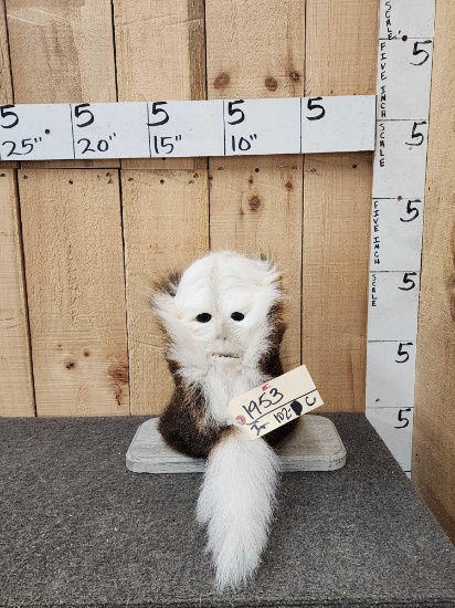 The Dreaded Swamp Monster Table Top Pedestal Taxidermy