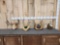 4 Sets Of Whitetail Antlers On Plaques