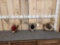 3 Sets Of Whitetail Antlers On Plaques