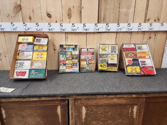 Vintage Ammunition Box Collection