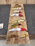 Group Of 10 Heddon Fishing Lures