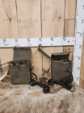 Pair Of WWII Era U.S. Army Field Telephones