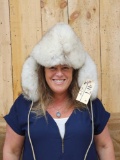 Blue Fox Fur Mountain Man Hat