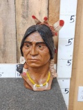Vintage Native American Bust