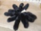 10 Dyed Ranch Fox Tail Keychains Taxidermy
