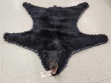 Brand New Black Bear Rug Taxidermy