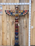 Hand Carved Wooden Totem Pole