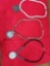 3 Native American Style Silver Dollar Necklaces