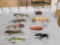 Collection Of 9 Muskie Fishing Lures