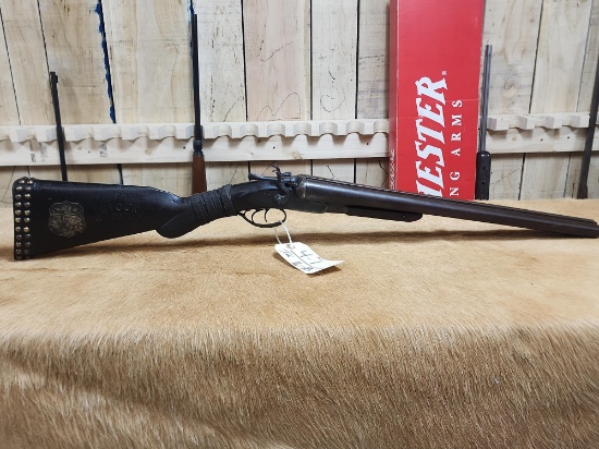 Antique W Richards Double Barrel 12ga