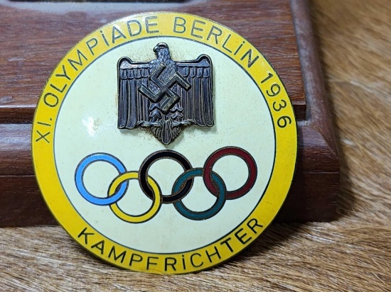 1936 Berlin Germany Olympics Judges Badge