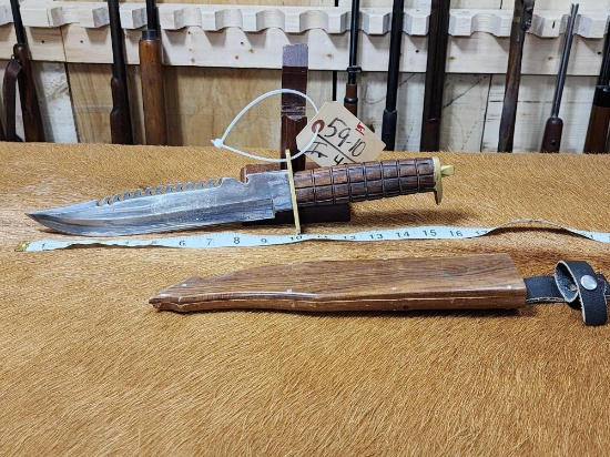 Hand Made USMC Presentation Bowie Knife